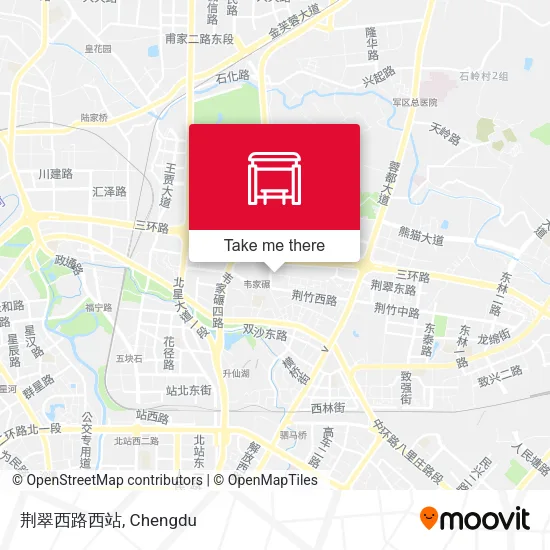 荆翠西路西站 map