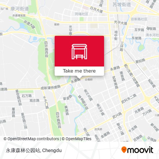 永康森林公园站 map