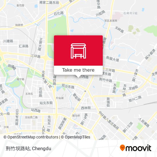 荆竹坝路站 map