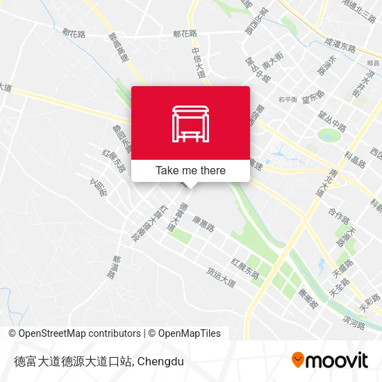 德富大道德源大道口站 map