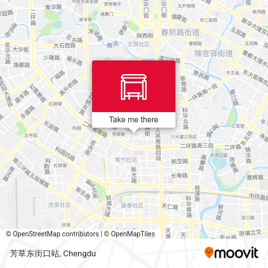 芳草东街口站 map