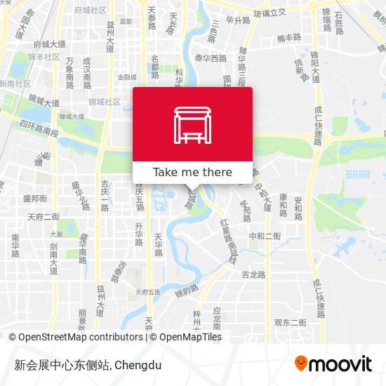新会展中心东侧站 map