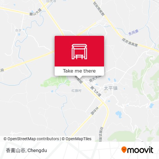 香薰山谷 map