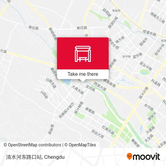 清水河东路口站 map