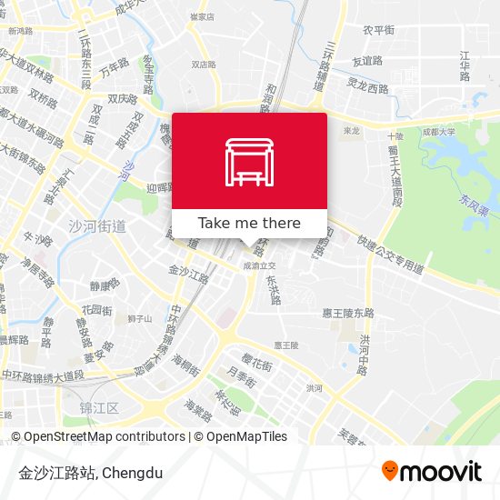 金沙江路站 map