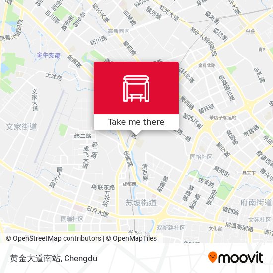黄金大道南站 map