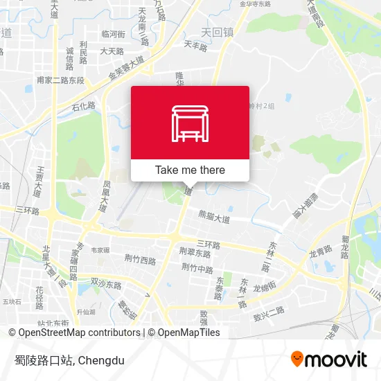 蜀陵路口站 map