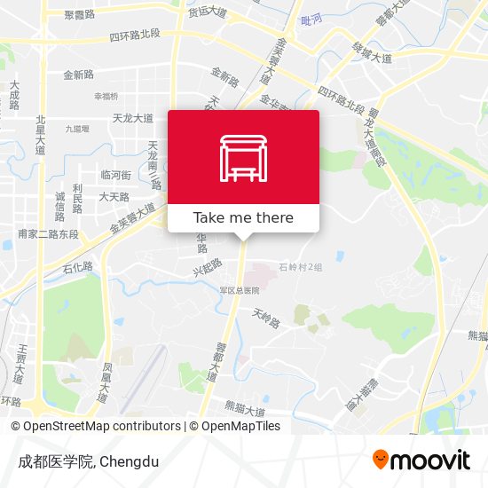 成都医学院 map