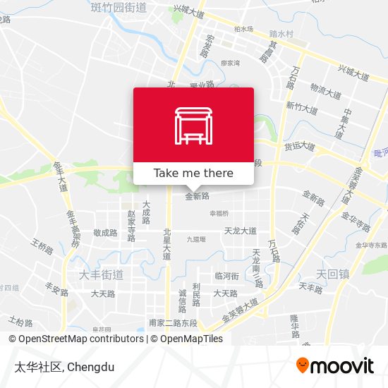 太华社区 map