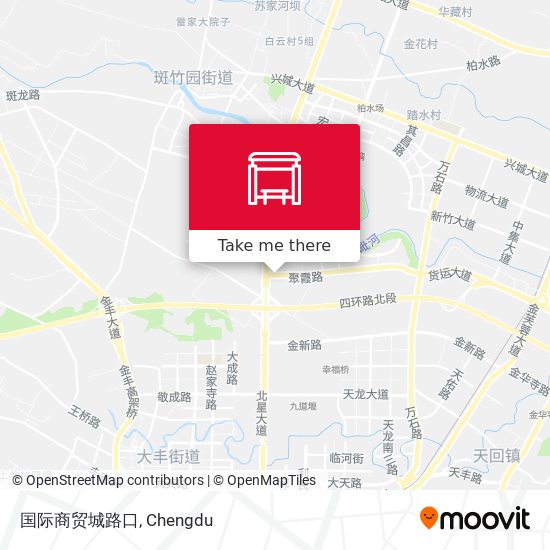 国际商贸城路口 map