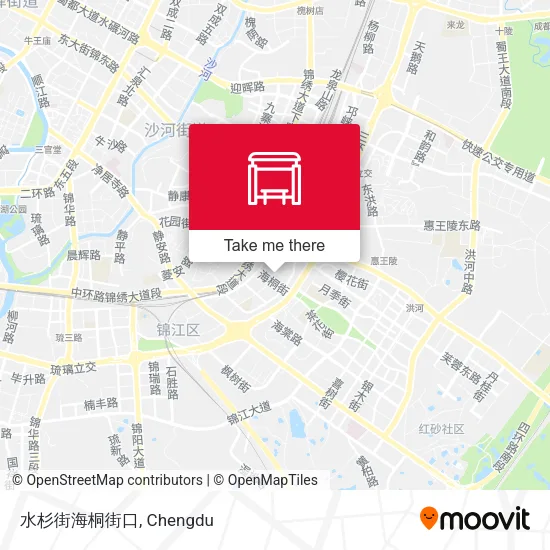 水杉街海桐街口 map
