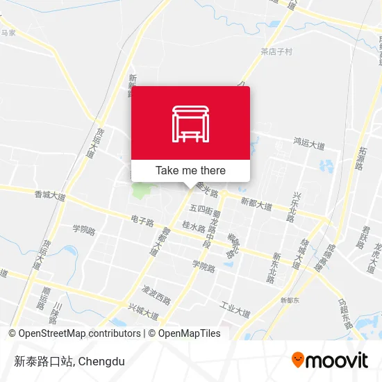 新泰路口站 map