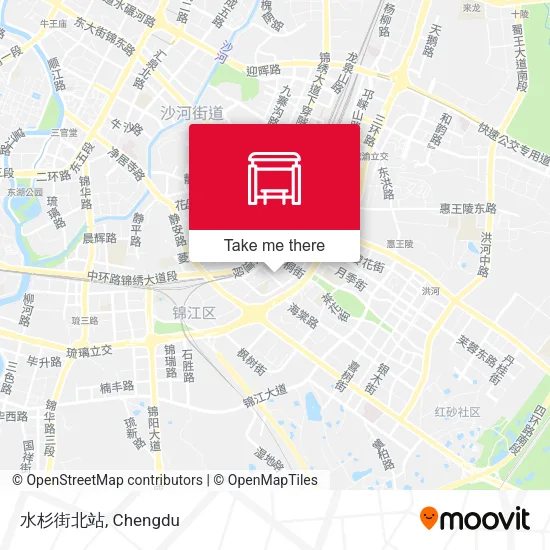 水杉街北站 map