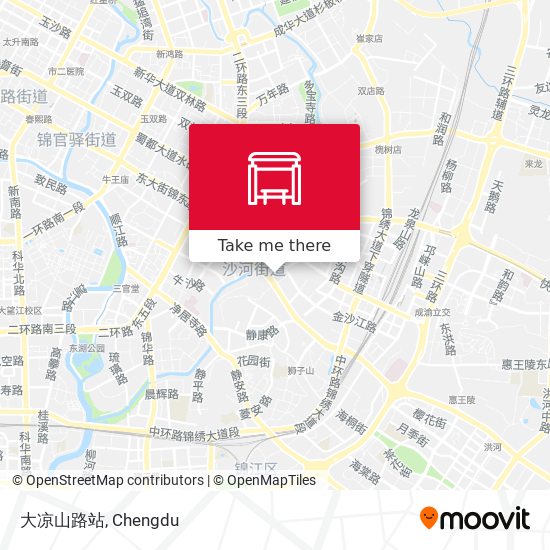 大凉山路站 map
