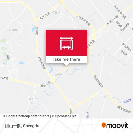 团山一队 map