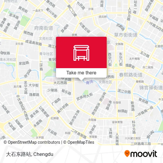 大石东路站 map