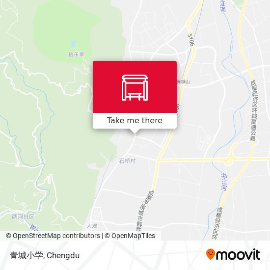 青城小学 map