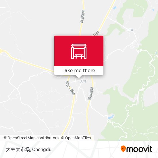 大林大市场 map