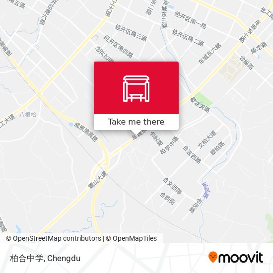 柏合中学 map