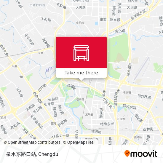 泉水东路口站 map
