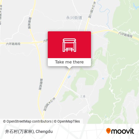 井石村(万家林) map
