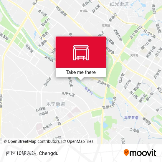 西区10线东站 map