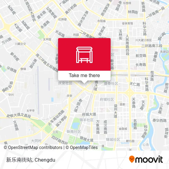新乐南街站 map