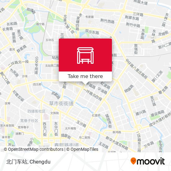 北门车站 map