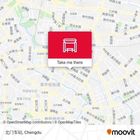 北门车站 map