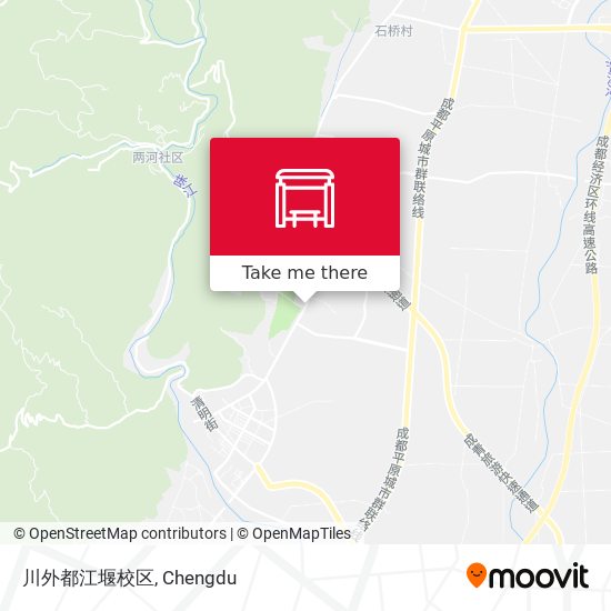 川外都江堰校区 map