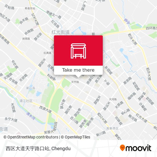 西区大道天宇路口站 map