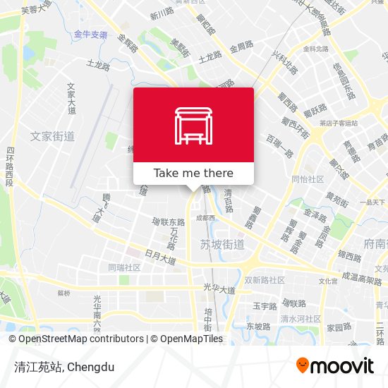 清江苑站 map