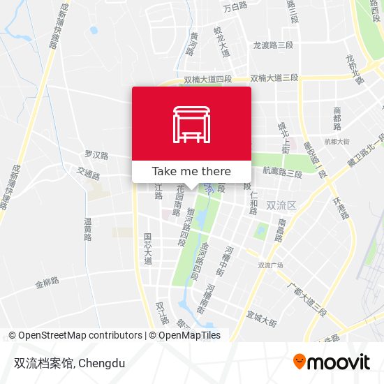 双流档案馆 map