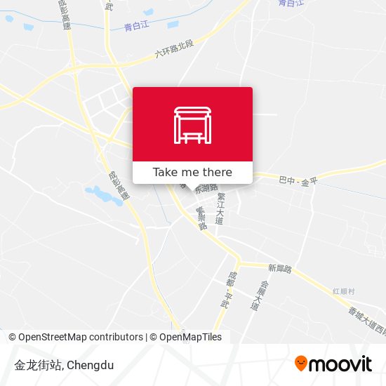 金龙街站 map