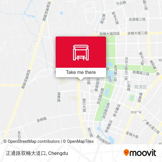 正通路双楠大道口 map