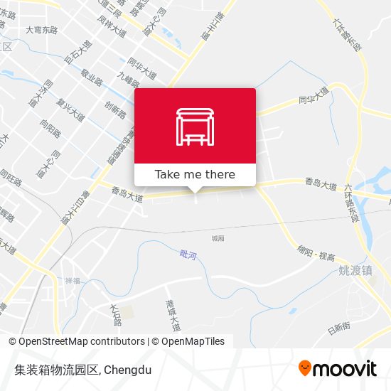 集装箱物流园区 map