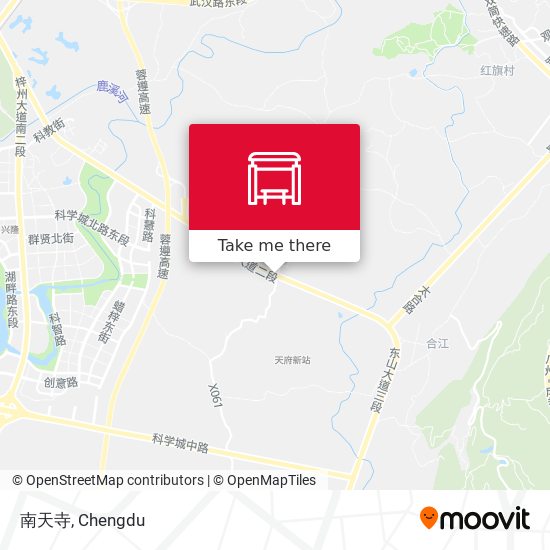 南天寺 map