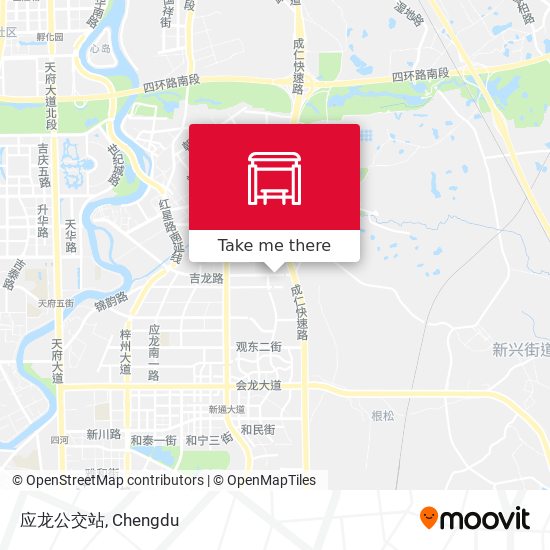 应龙公交站 map