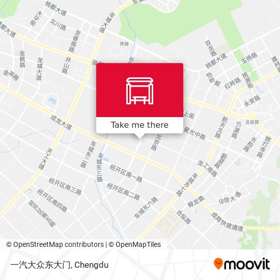 一汽大众东大门 map