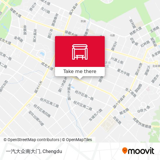 一汽大众南大门 map