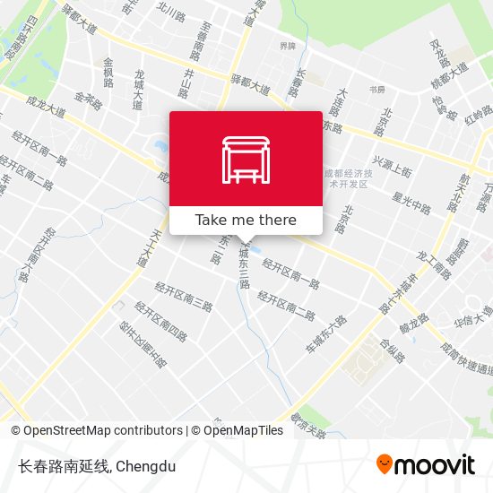 长春路南延线 map