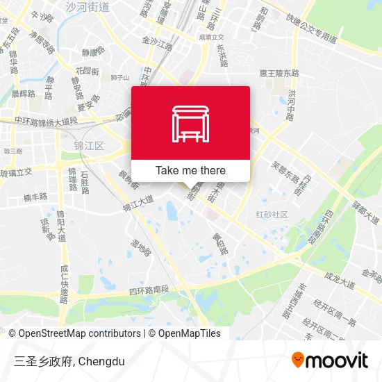 三圣乡政府 map