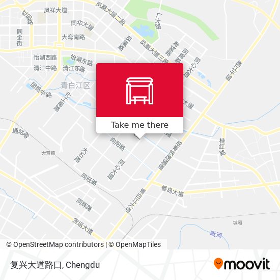 复兴大道路口 map