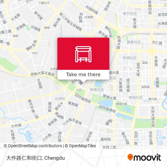大件路仁和街口 map