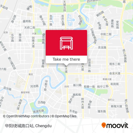 华阳绕城路口站 map