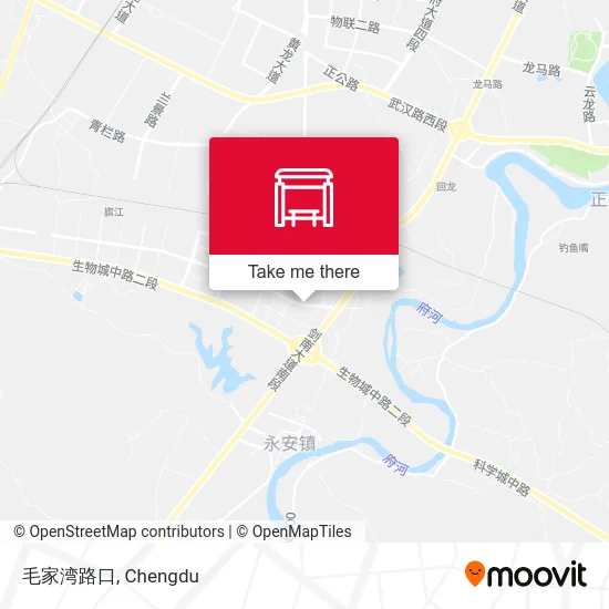 毛家湾路口 map