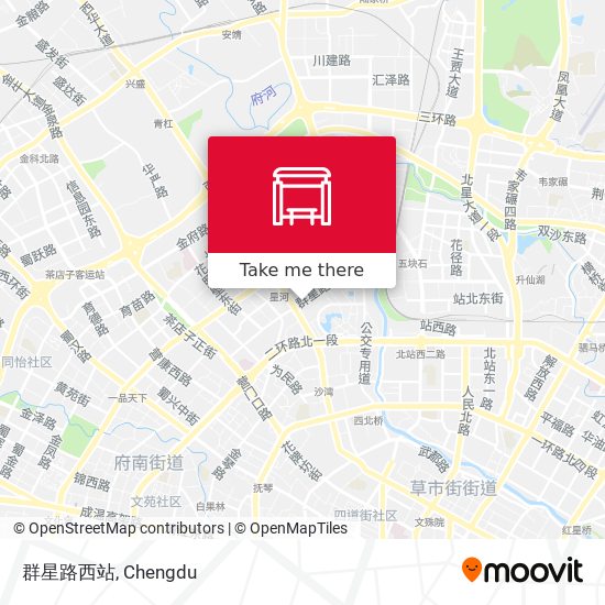 群星路西站 map