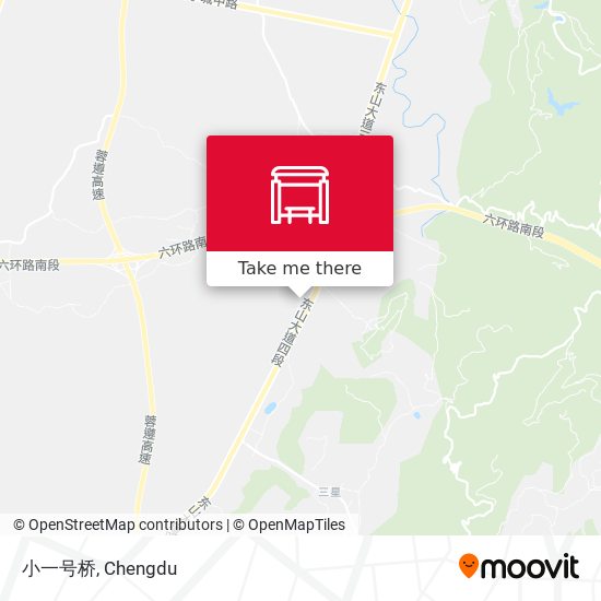小一号桥 map