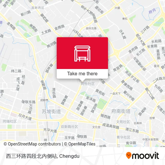 西三环路四段北内侧站 map