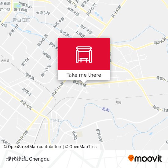现代物流 map